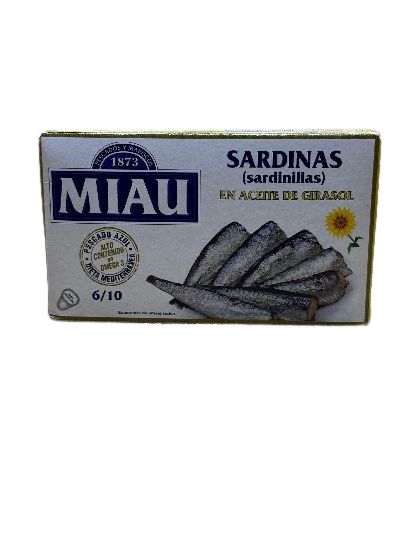 MIAU SARDINILLAS ACEITE GIRASOL 110