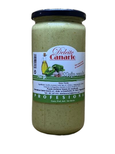 DELEITE CANARIO MOJO VERDE 750 CC
