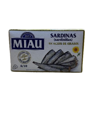 MIAU SARDINILLAS ACEITE GIRASOL 110