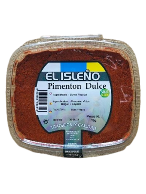 EL ISLEÑO PIMENTON MOLIDO 80 GRS