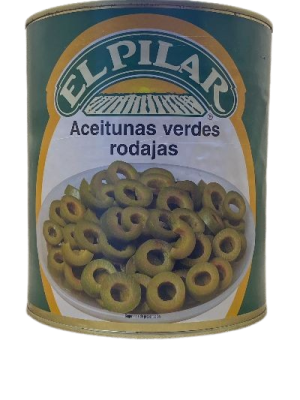 EL PILAR ACEITUNA VERDE RODAJA 3KG
